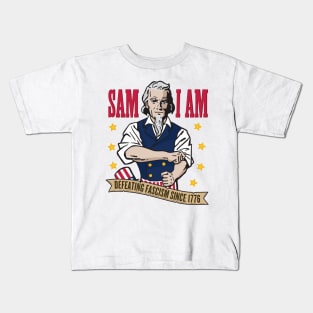 Sam I Am: Defeating Fascism Since 1776 - Full Color Kids T-Shirt